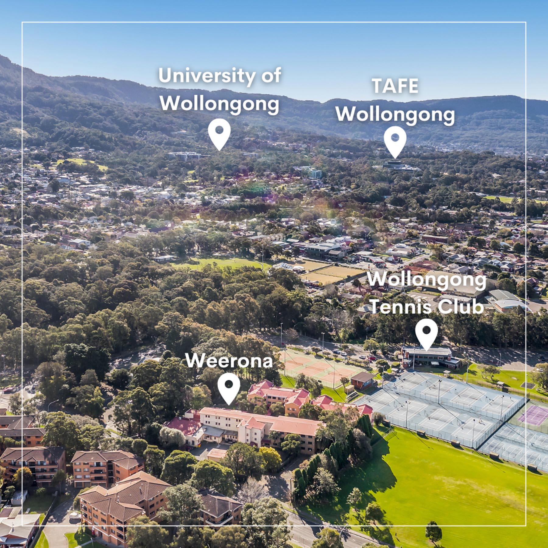 Weerona Student Accommodation Wollongong Location