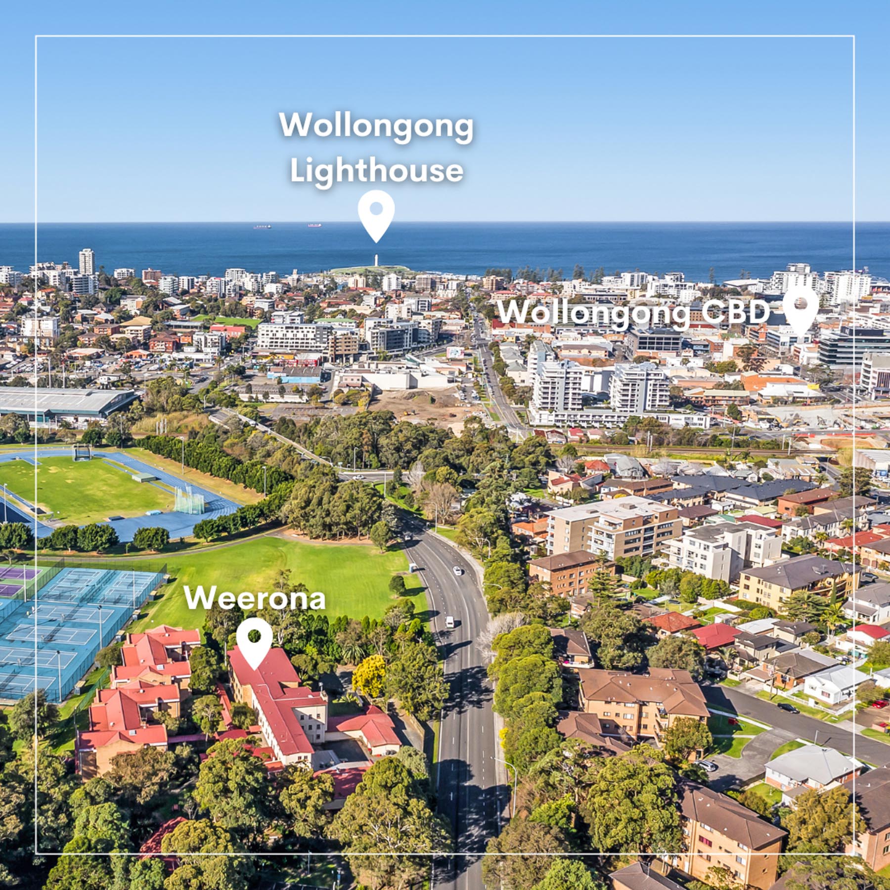 Weerona Student Accommodation Wollongong Location